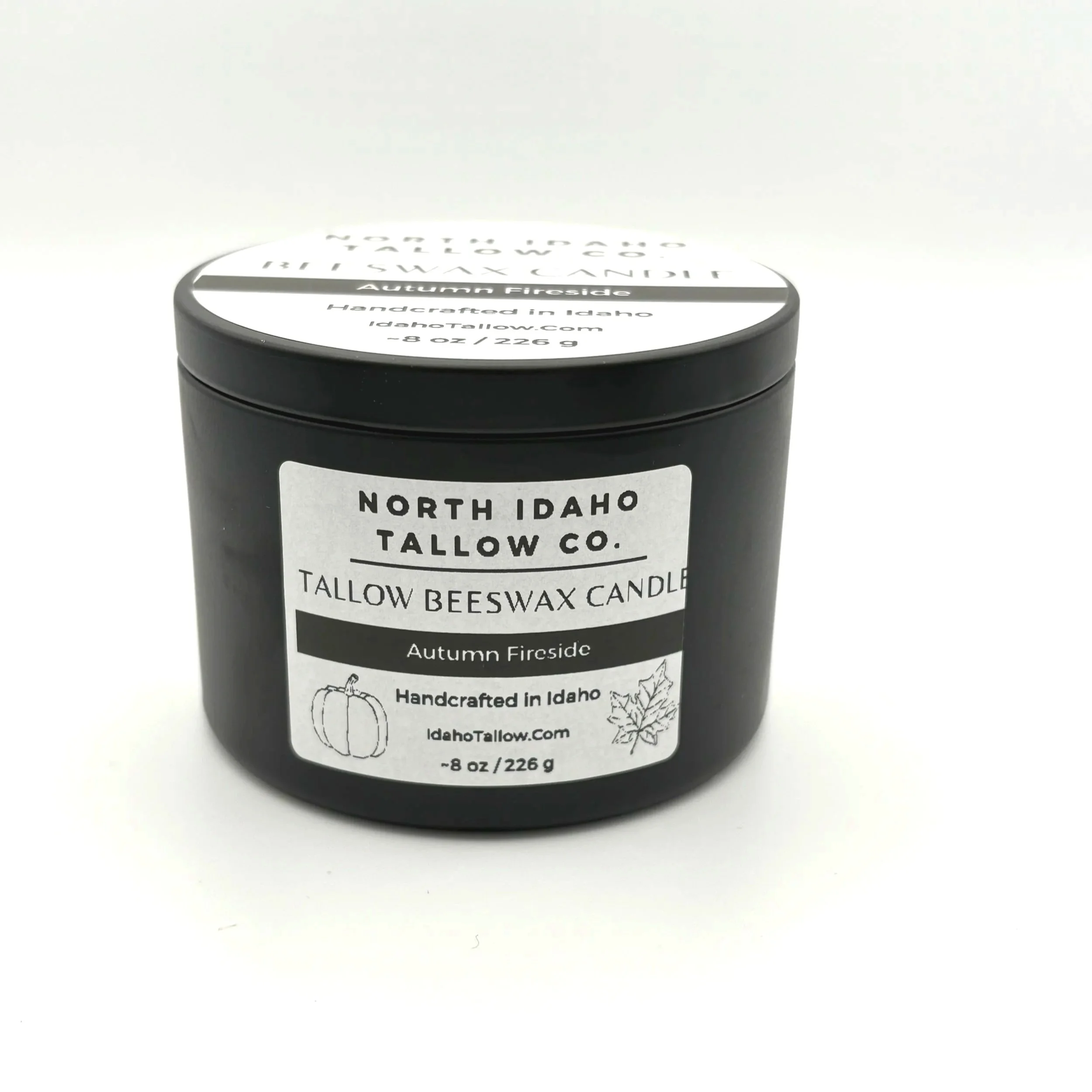 Autumn Fireside Tallow Beeswax Candle